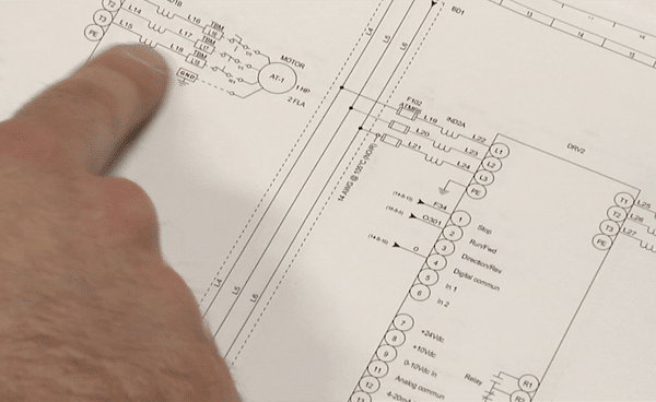 Schéma de contrôle automatisation