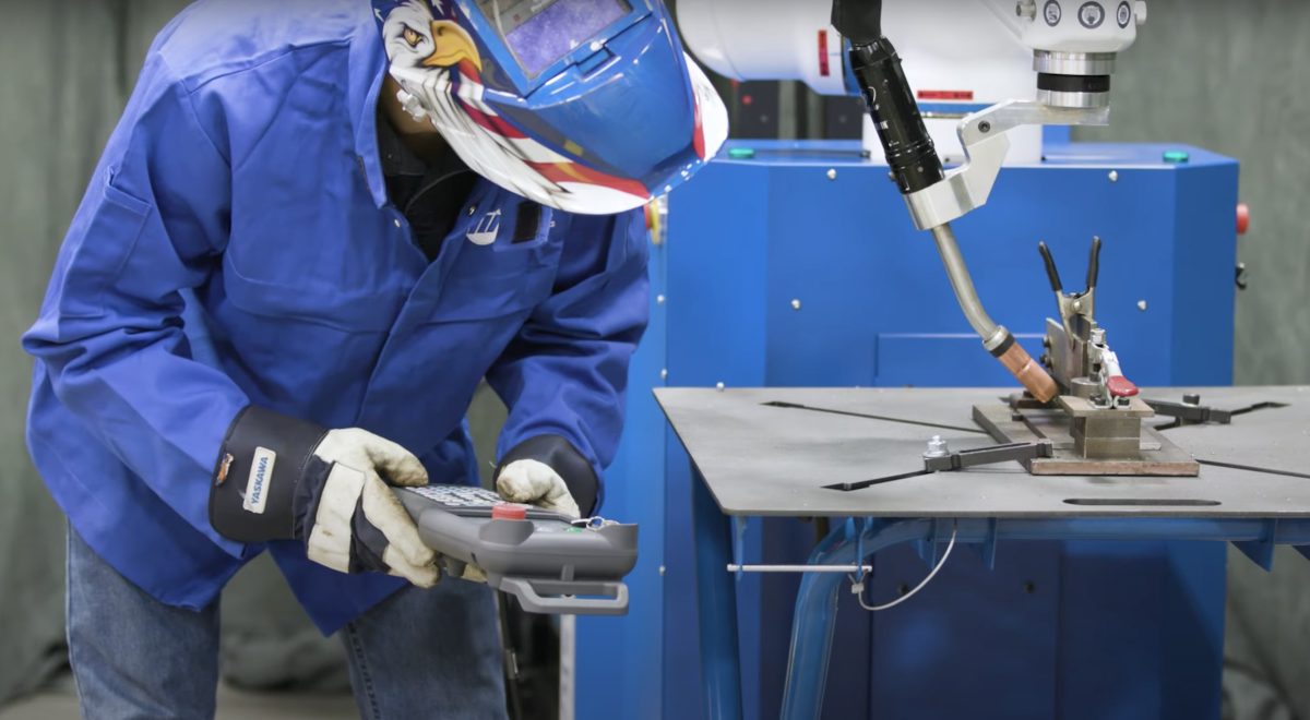 Robot de soudure collaboratif